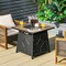 28” Propane Gas Fire Pit Table 40,000 BTU Patio Heater with Cover
